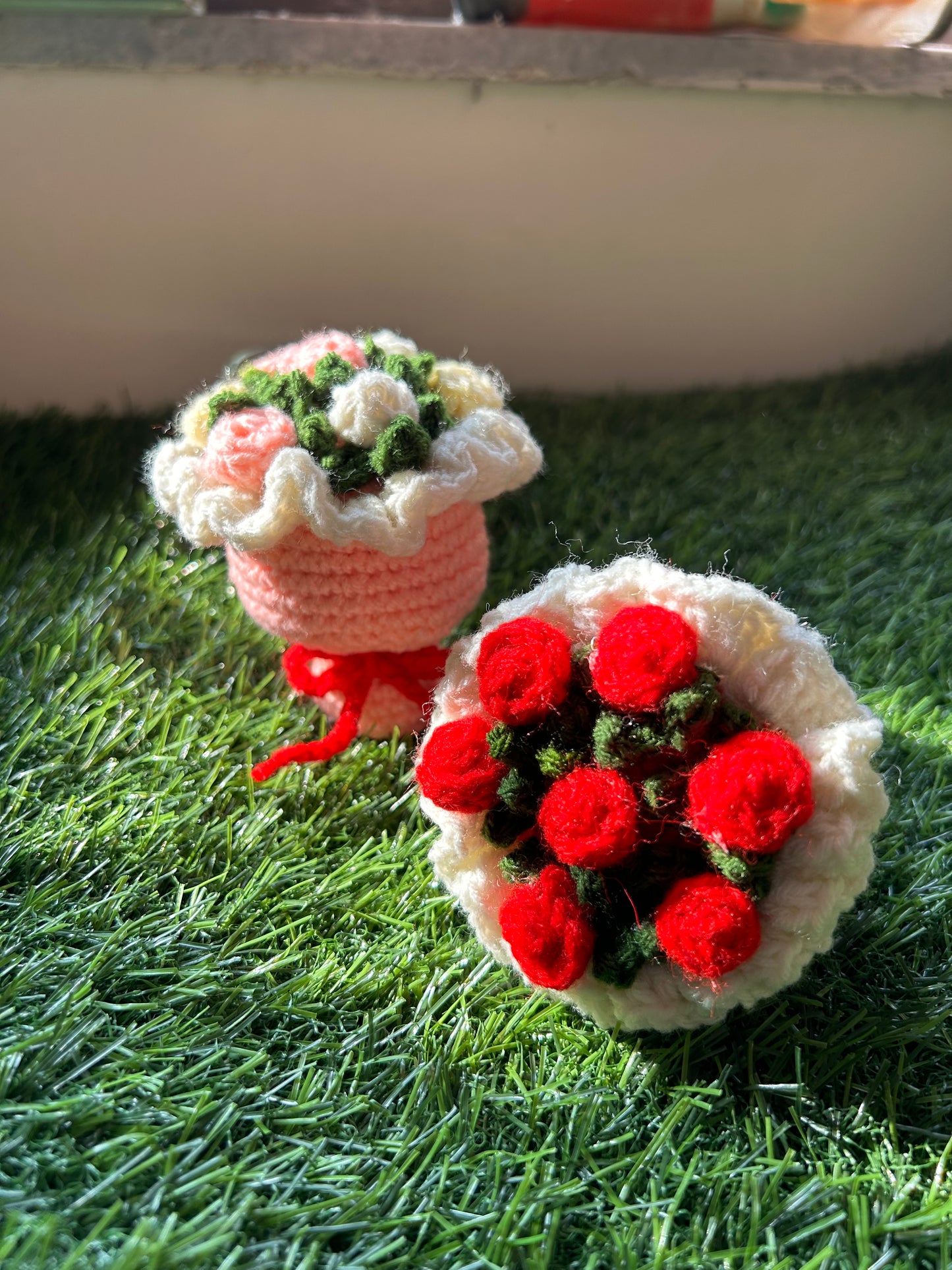 Crochet Mini Flower Bouquet