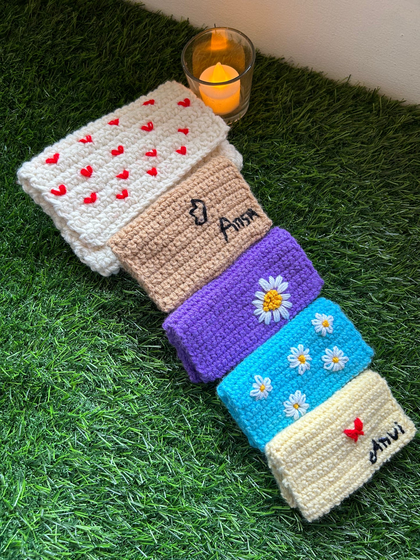 Floral Crochet Wallet