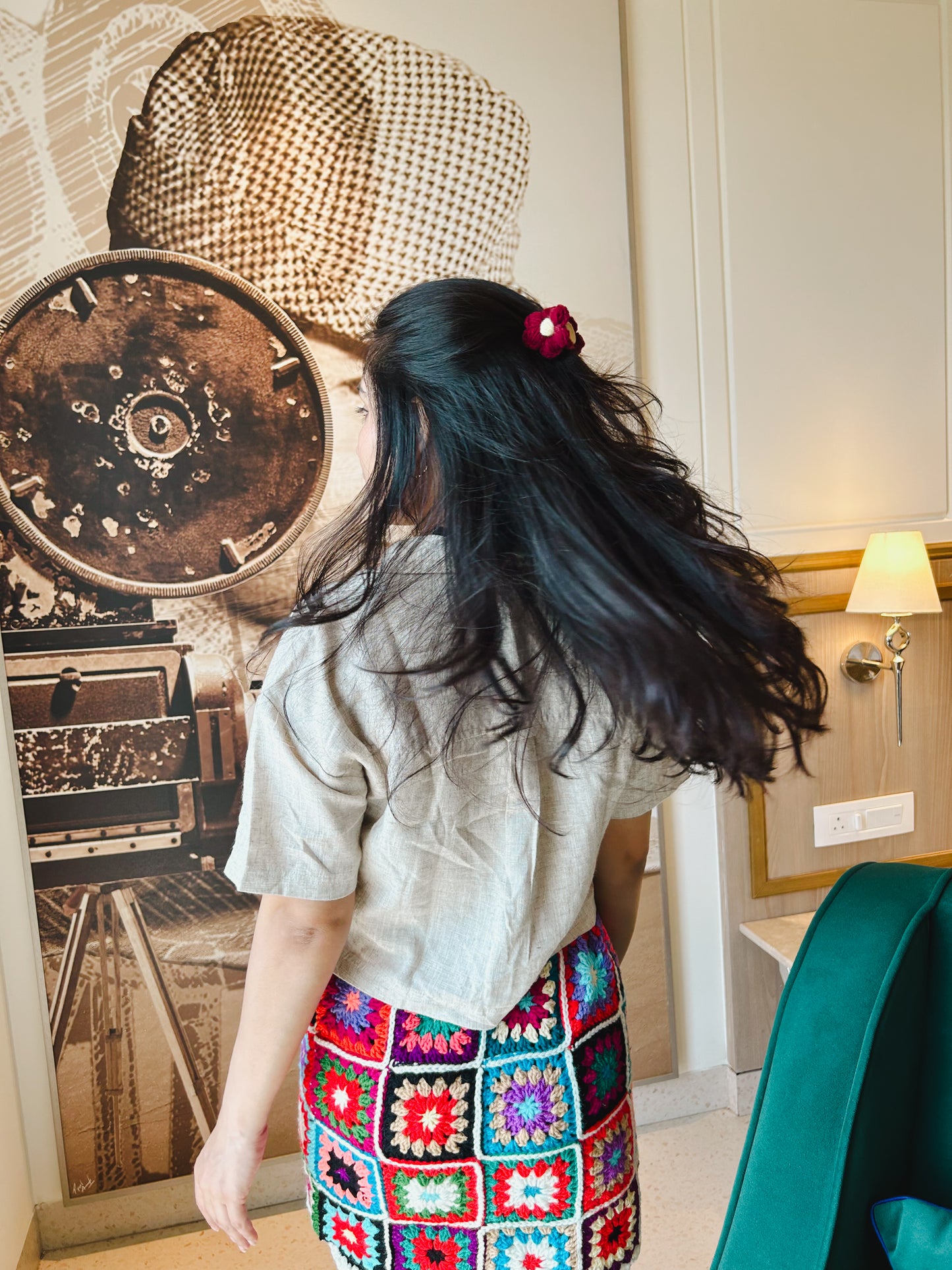 Crochet Mini Skirt