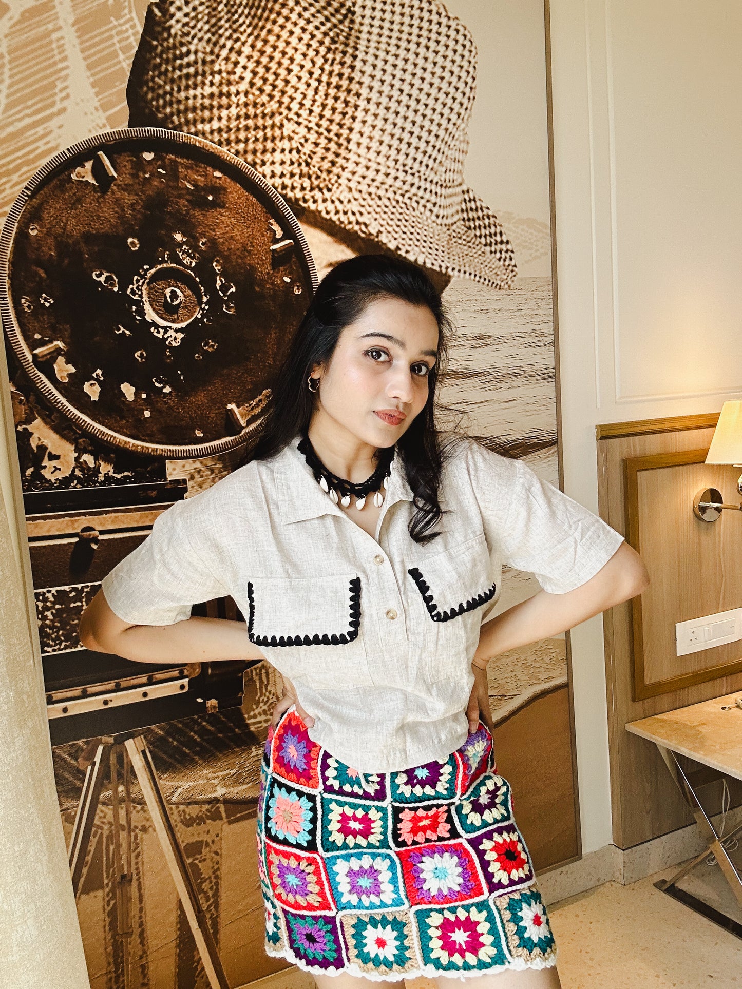 Crochet Mini Skirt