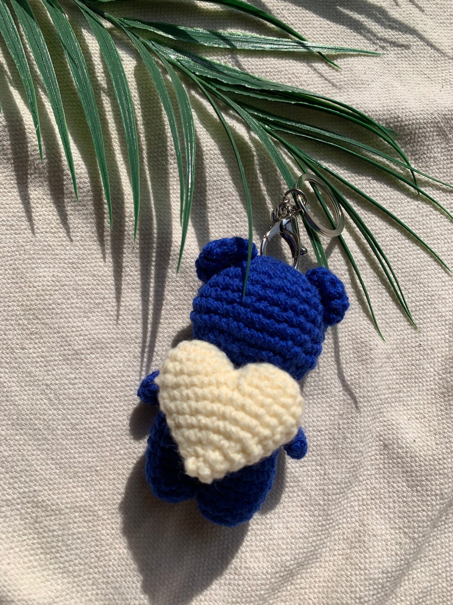 Crochet Teddy Keychain