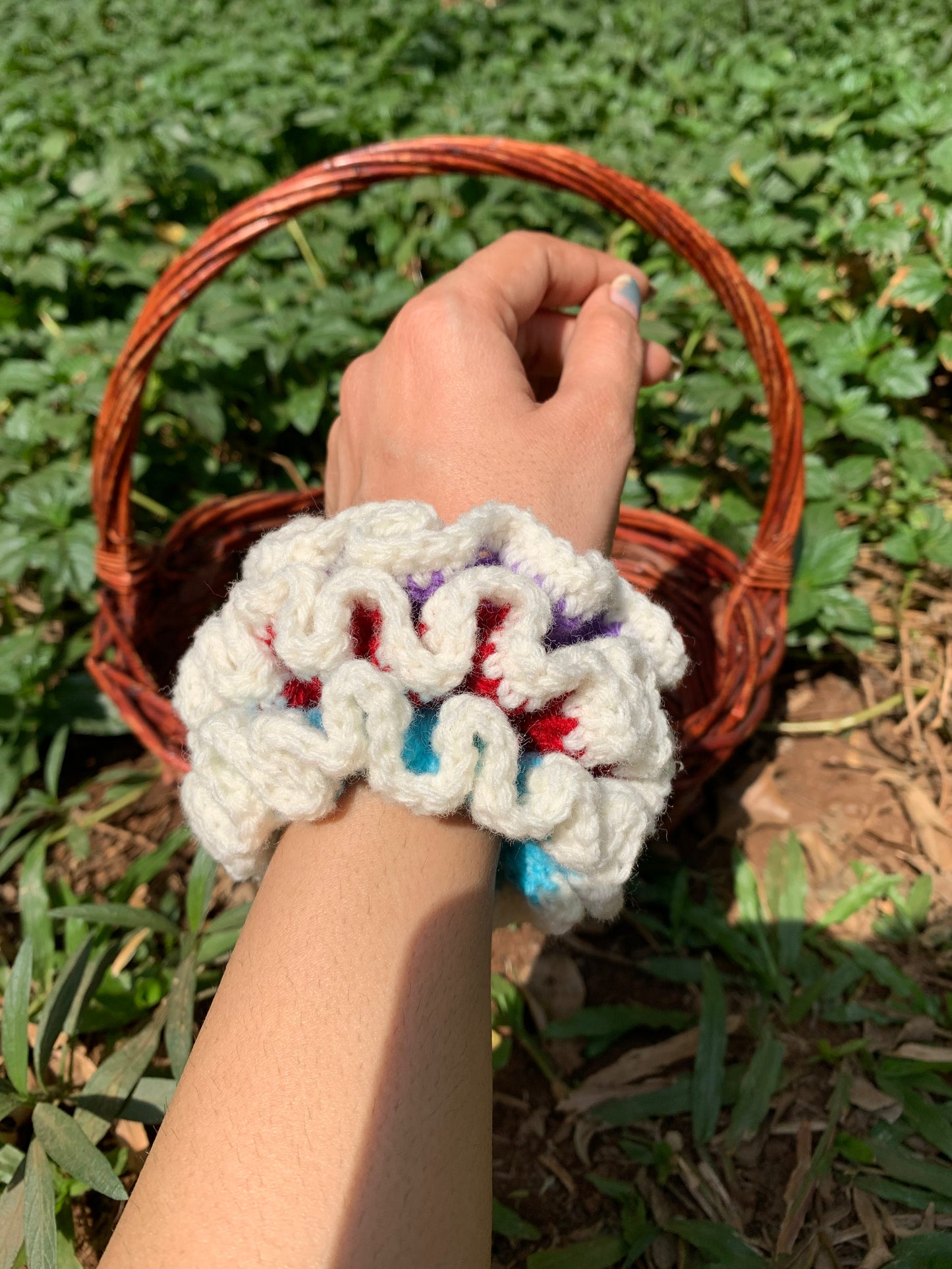 Handmade Crochet Hair Scrunchie