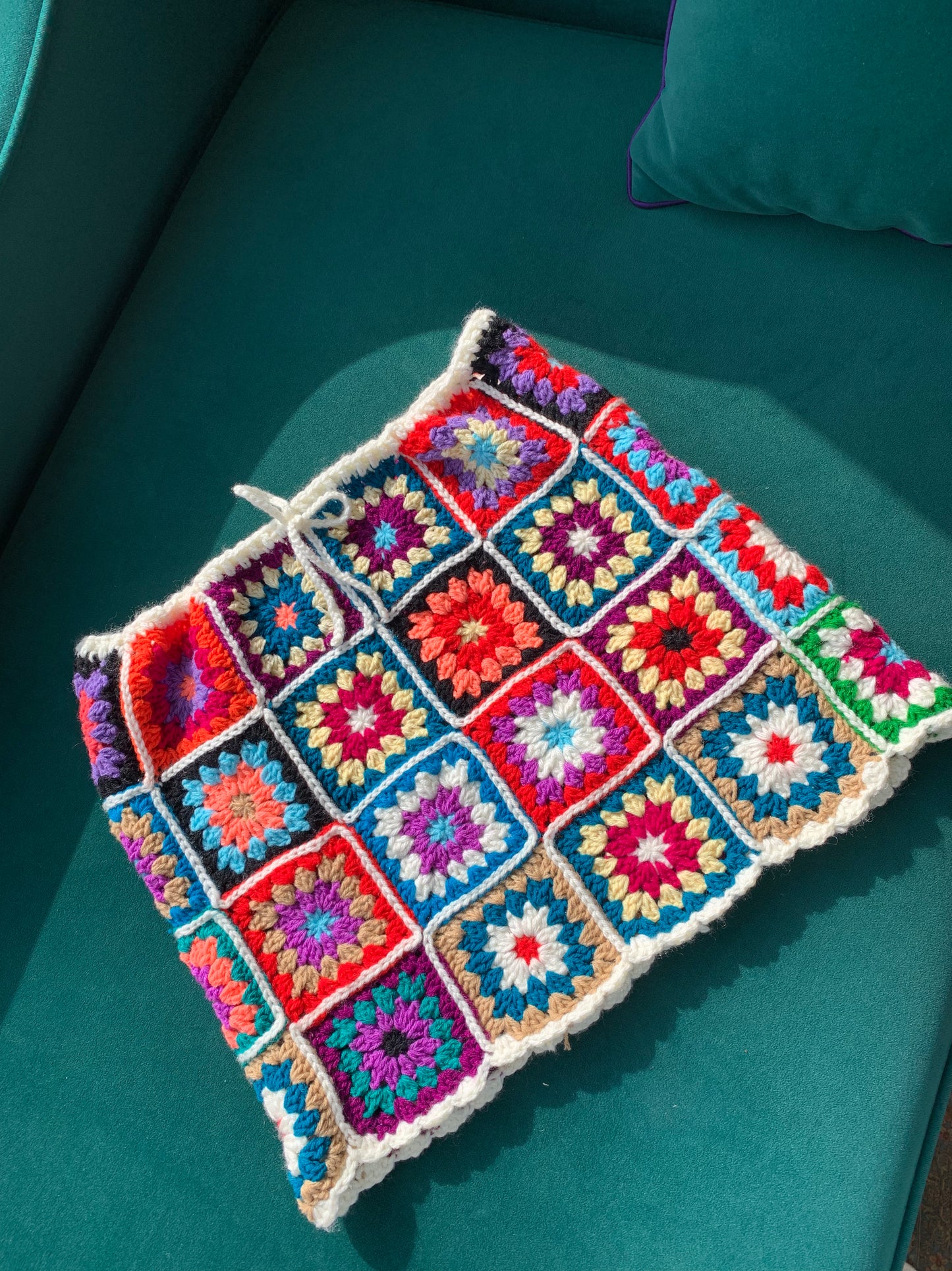Crochet Mini Skirt